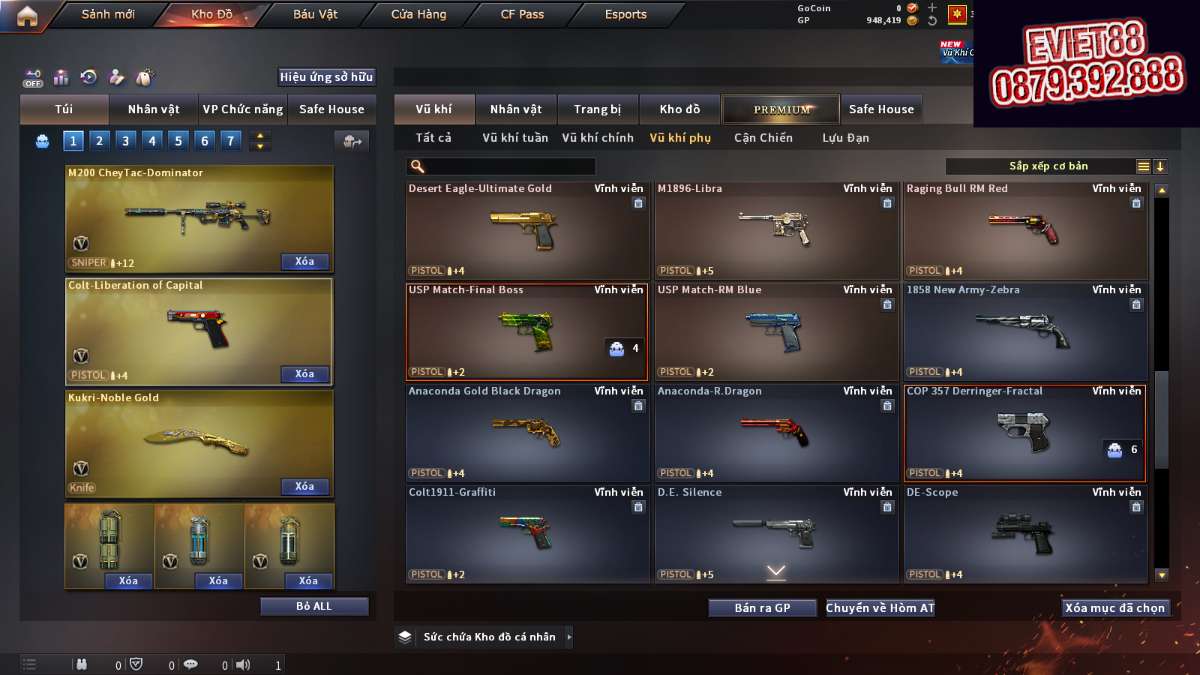 shop acc cf uy tin gia re